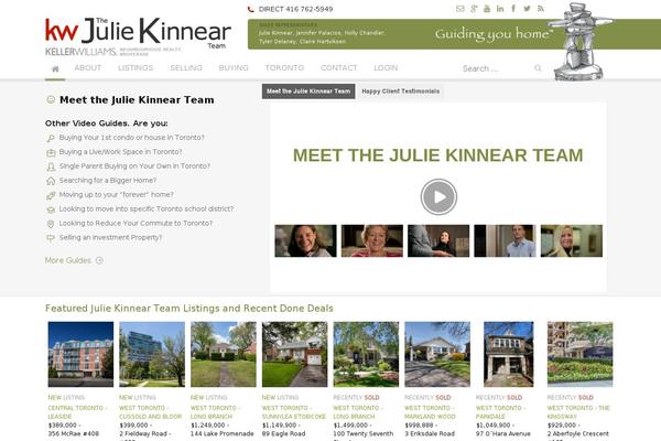 juliekinnear.com site used Juliekinnear2014