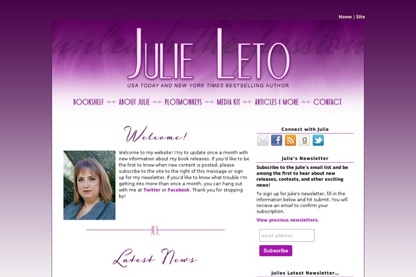 julieleto.com site used Passion_purple