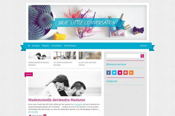 julielittleconversation.fr site used Julielittleconversation