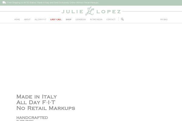 julielopezshoes.com site used Julielopez