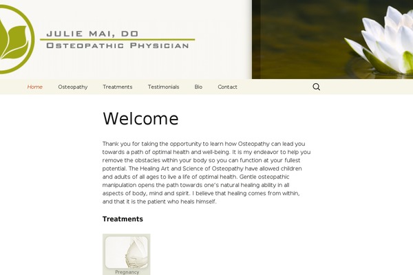 WordPress website example screenshot