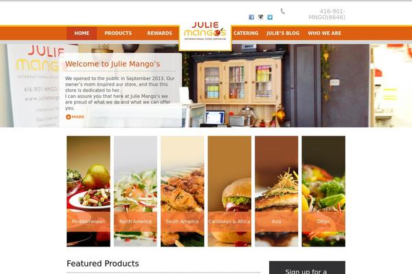 juliemangos.com site used Julie-mangos