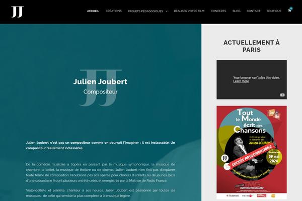 julien-joubert.net site used Infinite-child