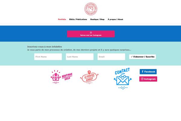 Divi theme site design template sample