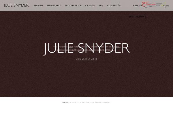 juliesnyder.ca site used Juliesnyder