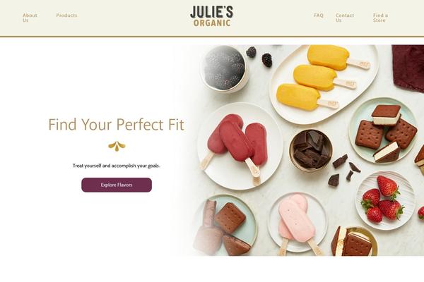 juliesorganic.com site used Caramel