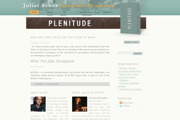 julietschor.org site used Plenitude