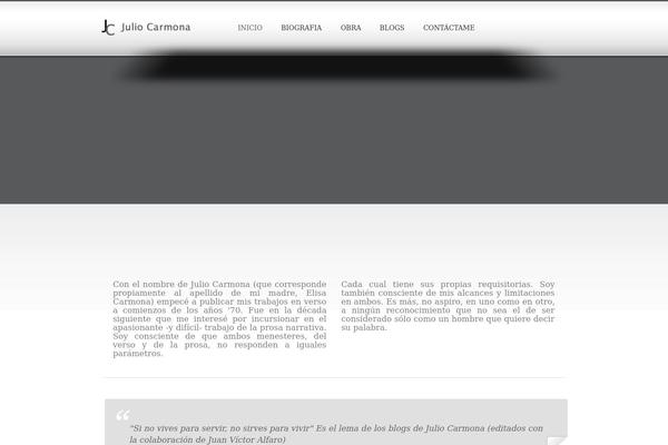 juliocarmona.com site used Visato