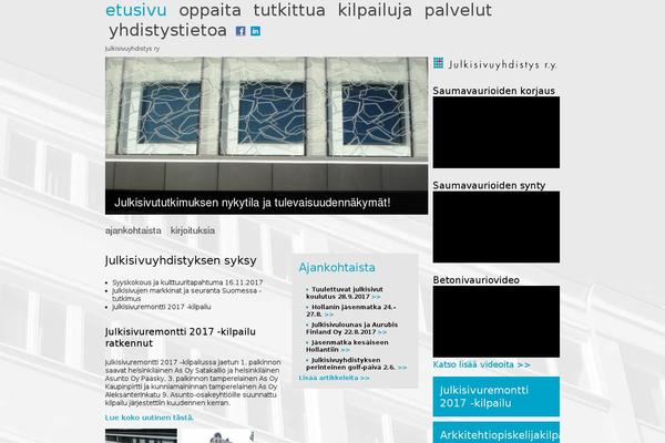 julkisivuyhdistys.fi site used Jsy