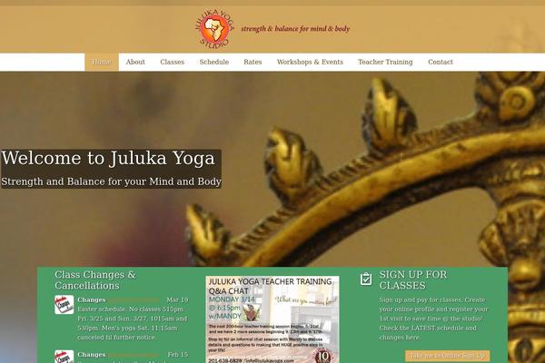julukayoga.com site used Blossom-spa-pro