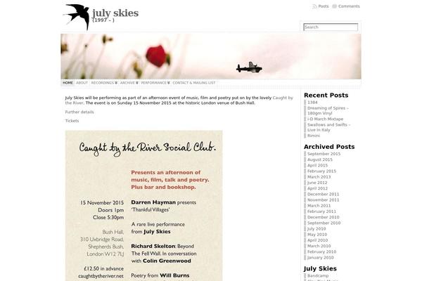 WordPress website example screenshot