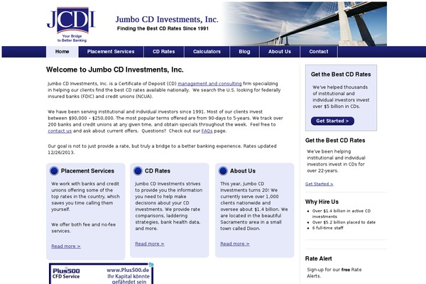 jumbocdinvestments.com site used Jumbocdinvestments.2011