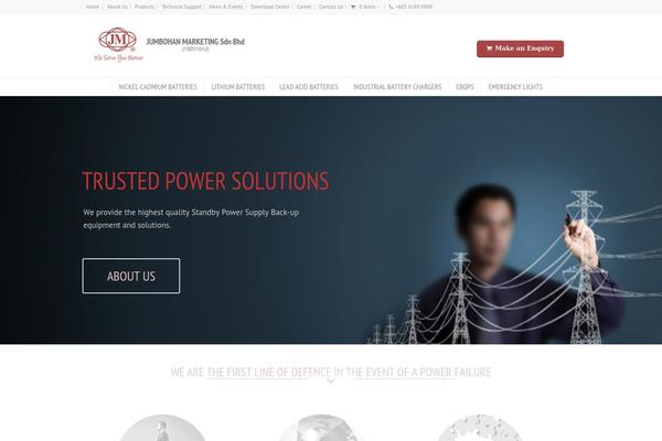 WordPress website example screenshot