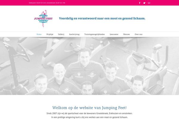 WordPress website example screenshot