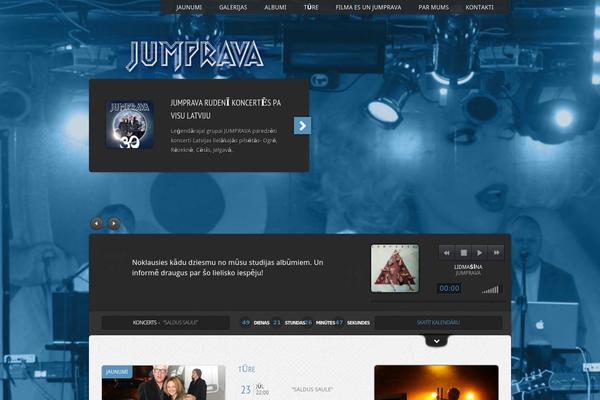 jumprava.net site used Music-musicians-theme-facebook-app