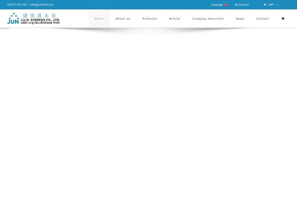 WordPress website example screenshot