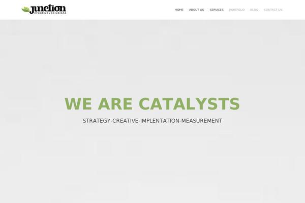 Vossen theme site design template sample