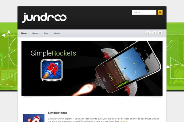 jundroo.com site used Apply-theme