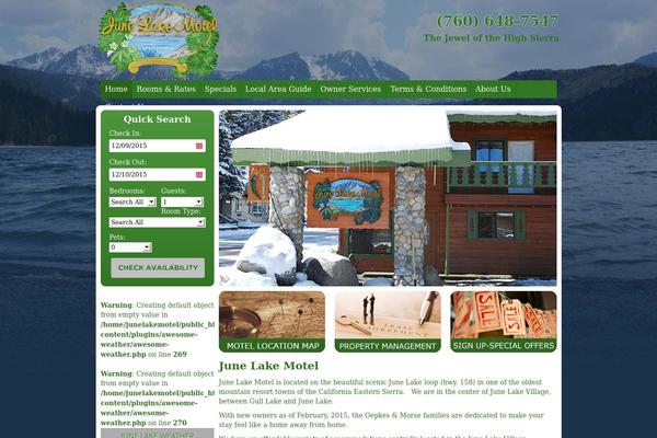 Parkcity theme site design template sample