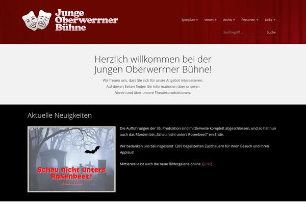 junge-oberwerrner-buehne.de site used Job-theme