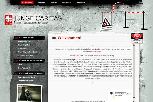 jungecaritas.de site used Greyzed