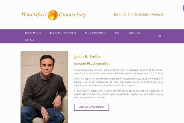 Vantage theme site design template sample