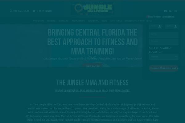 Jupiter theme site design template sample