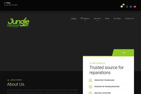 SmartFix theme site design template sample