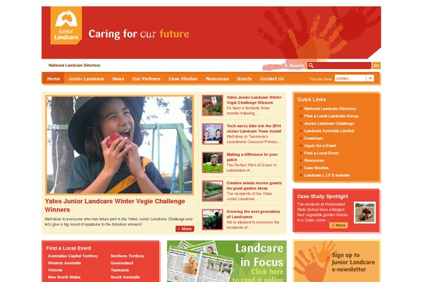juniorlandcare.com.au site used Junior