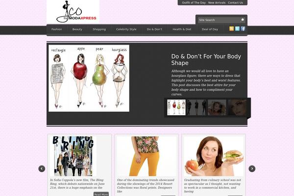 Estyle theme site design template sample