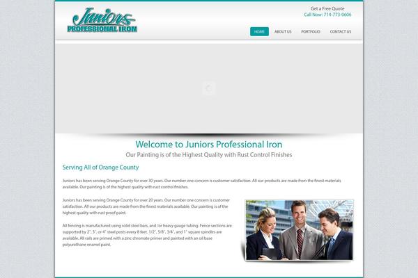 juniorsprofessionaliron.com site used Junior