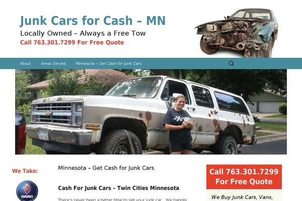 junkcarsforcash-mn.com site used Junkcars