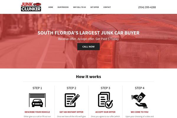 junkclunker.com site used Junkclunker