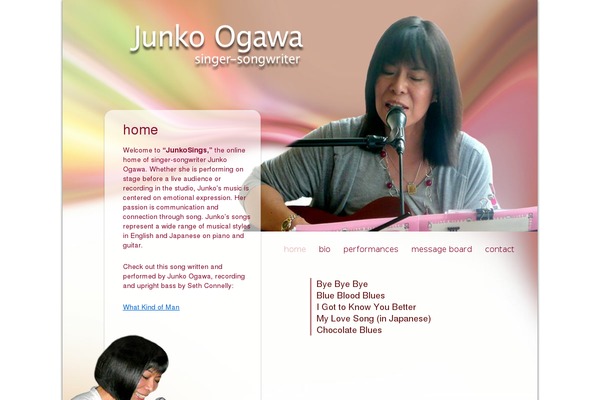 junkosings.com site used Junko