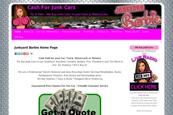 junkyardbarbie.com site used Pic-a-part