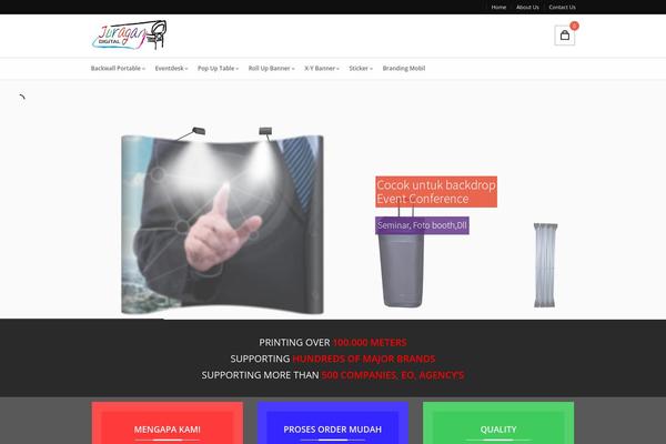 Une Boutique theme site design template sample