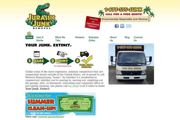 jurassic-junk.com site used Jurassic