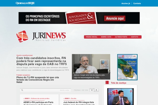 jurinews.com.br site used Arquivos