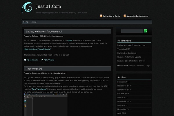 jussi01.com site used Carbonize