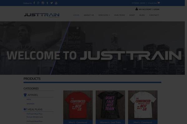 just-train.com site used X-template