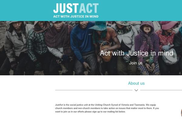 justact.org.au site used Uca-victas-church