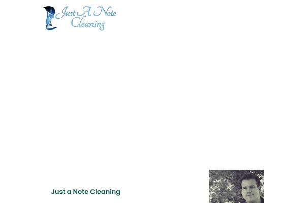 justanotecleaning.com site used Justnote-child