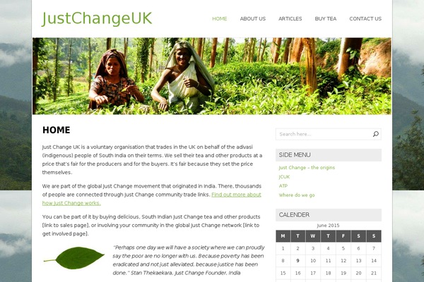 justchangeuk.org site used NatureSpace