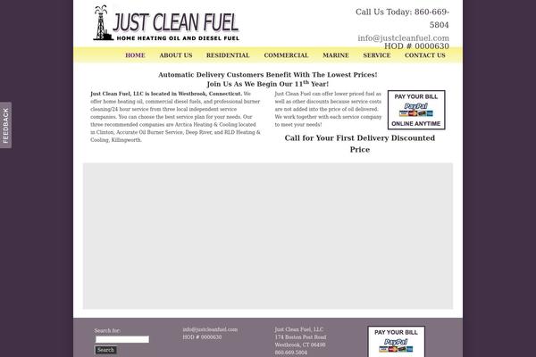 WordPress website example screenshot