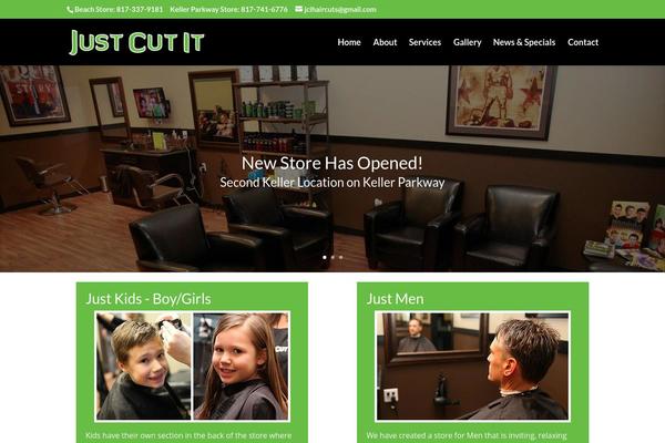 Divi theme site design template sample