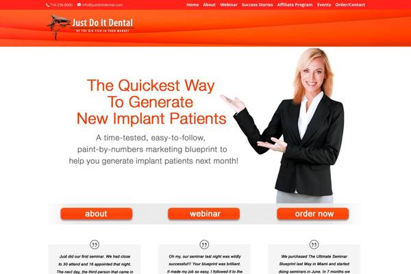 WordPress website example screenshot