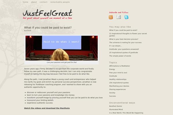 Thesis 1.7 theme site design template sample