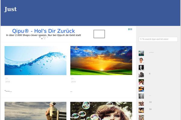 WordPress website example screenshot