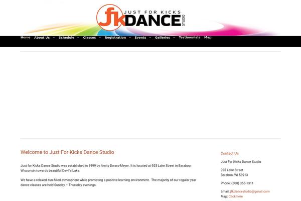 WordPress website example screenshot