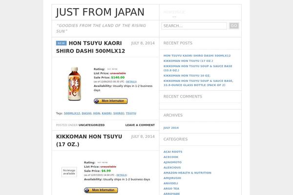 justfromjapan.com site used Steira